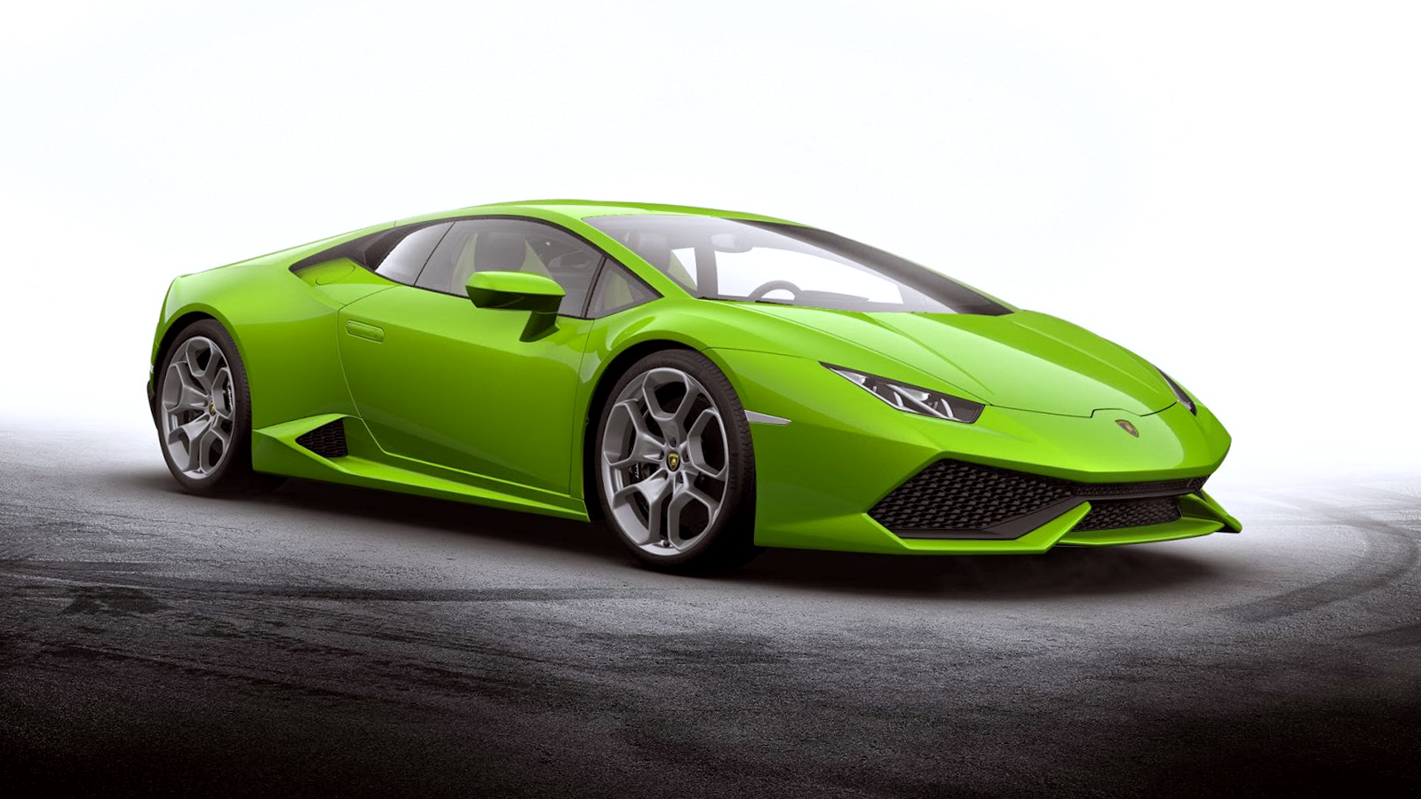 Green Car Lamborghini Huracan Wallpaper