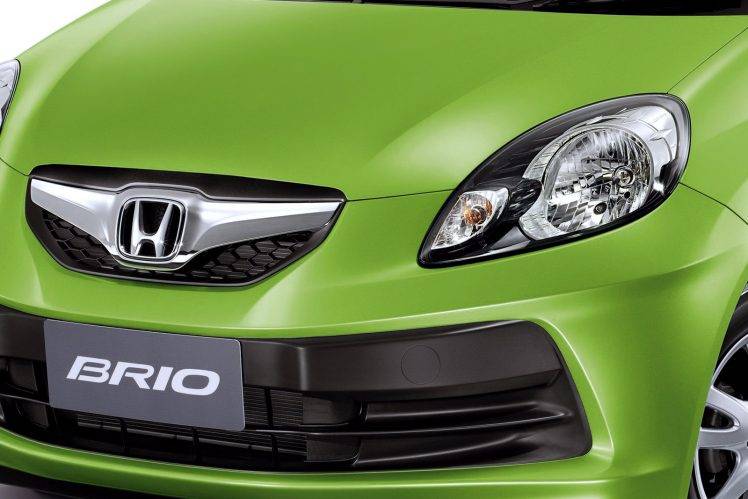 Green Honda Brio Car HD Wallpaper Desktop Background