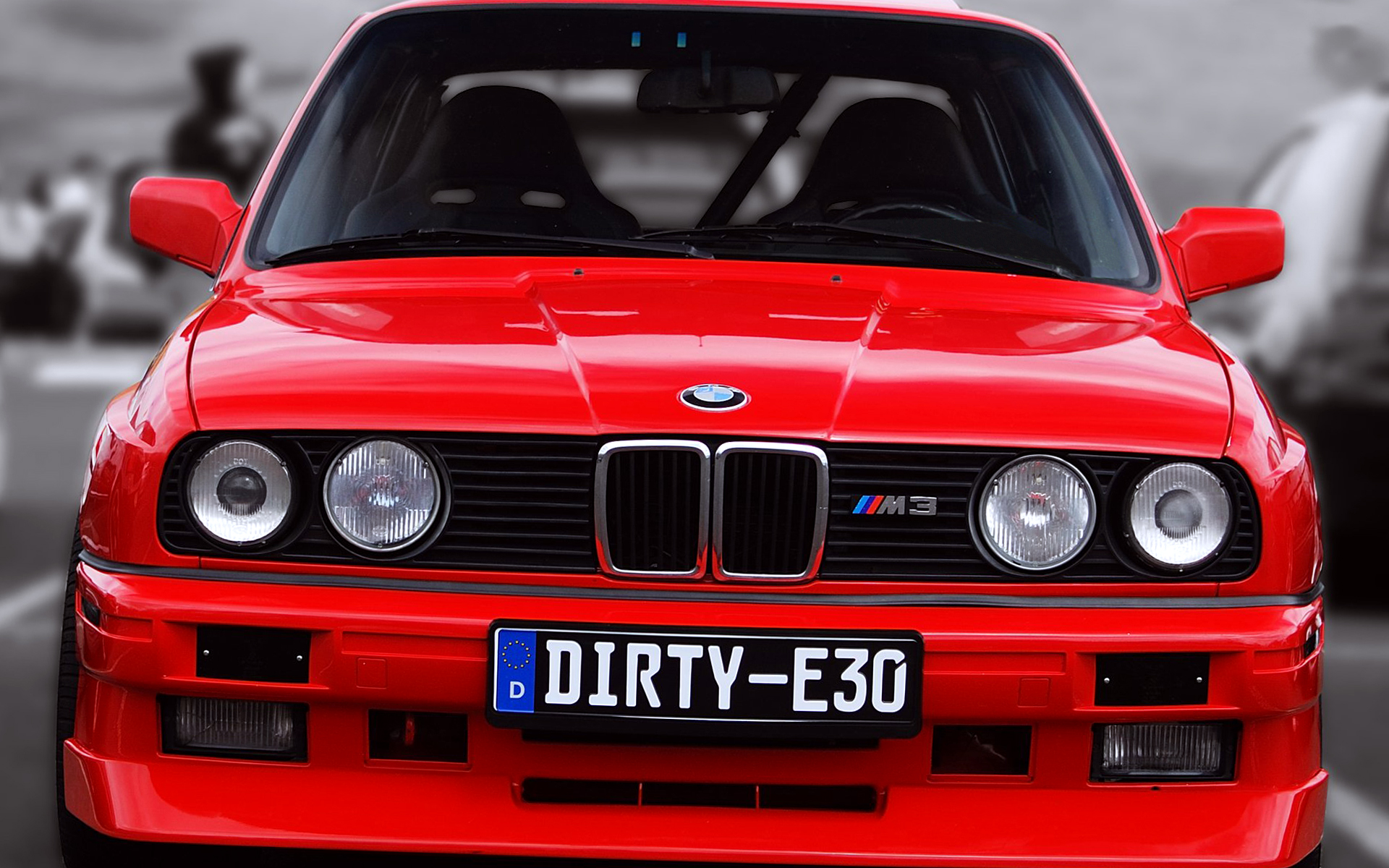 Red BMW Ancient Wallpaper