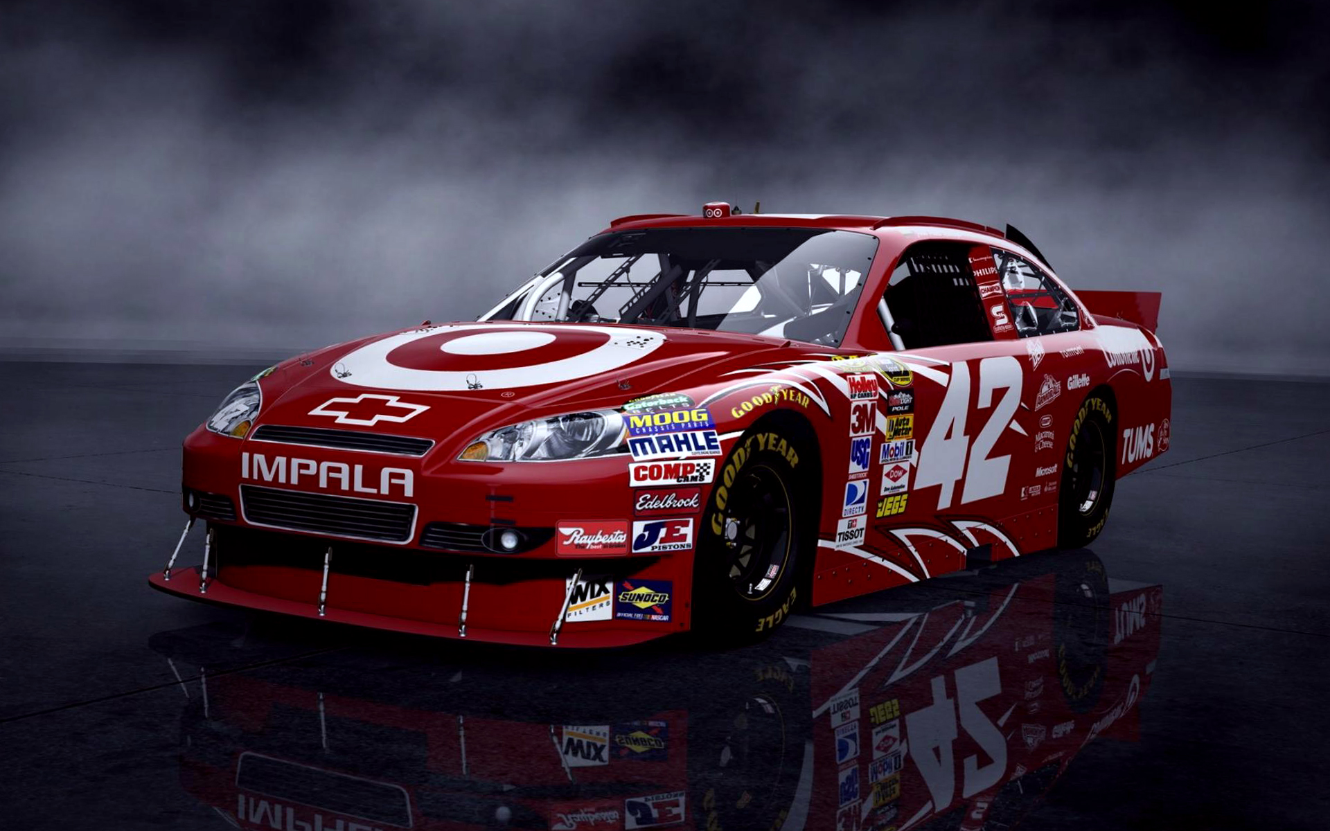 Red Car Chevrolet Nascar Wallpapers HD / Desktop and ...