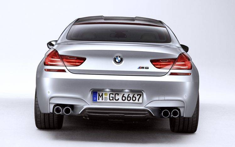 White BMW M6 Gran HD Wallpaper Desktop Background