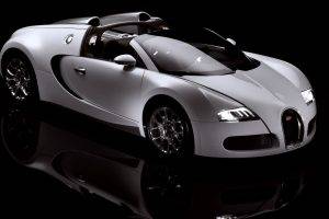 White Bugatti Veyron Car