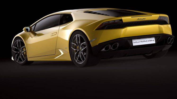 Yellow Car Lamborghini Huracan HD Wallpaper Desktop Background