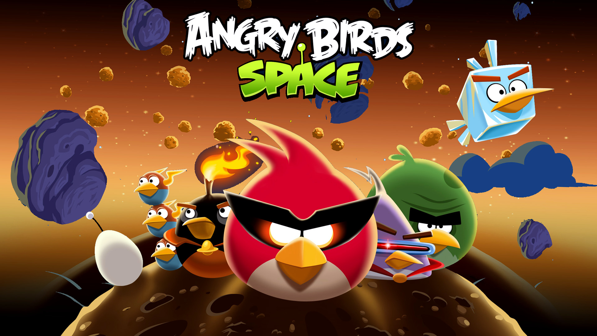 Angry Bird Space Wallpaper