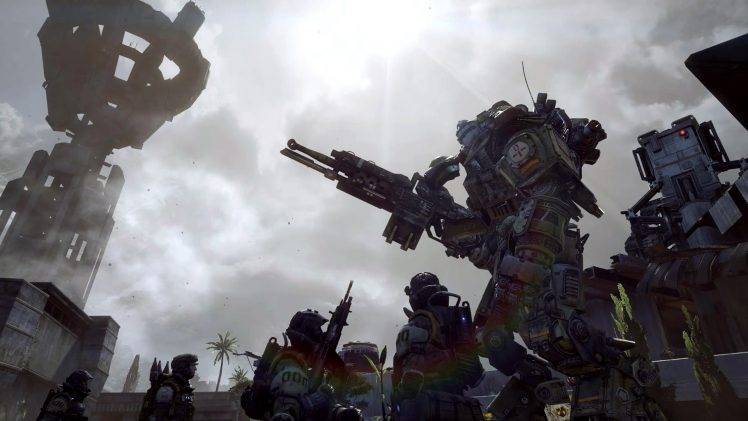 Army Robots Titanfall Game Best HD Wallpaper Desktop Background