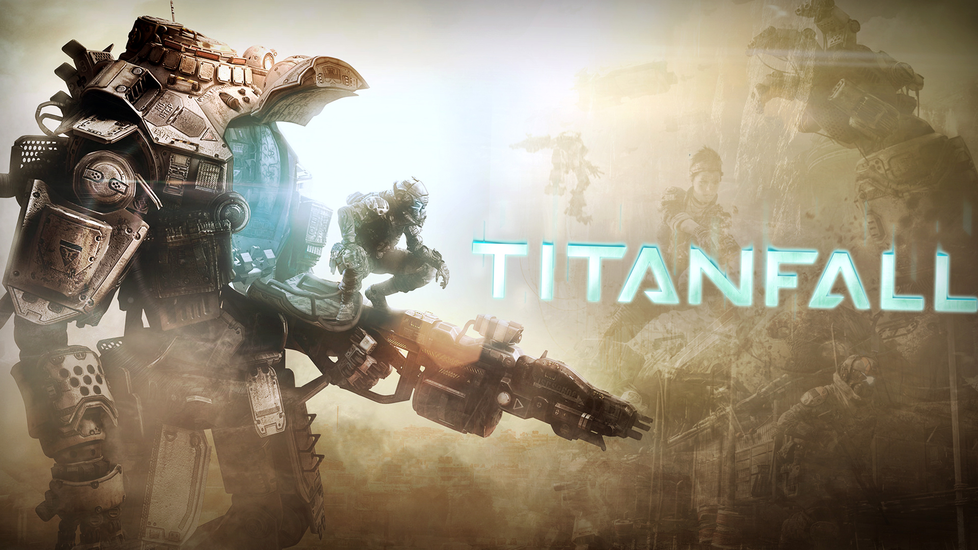Cool Titanfall Game Cover Wallpaper