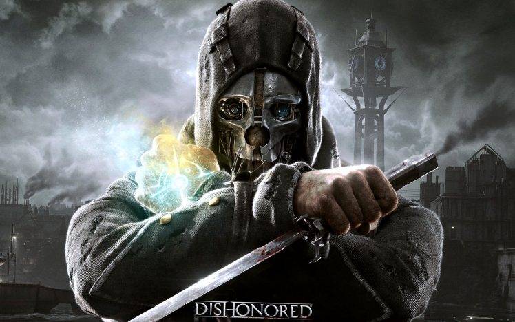 Dishonored Game Cover HD Wallpaper Desktop Background