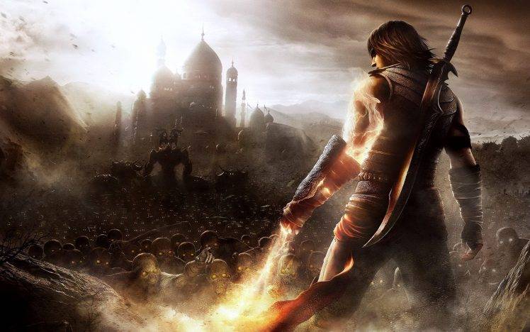 Prince of Persia Fire Battle HD Wallpaper Desktop Background