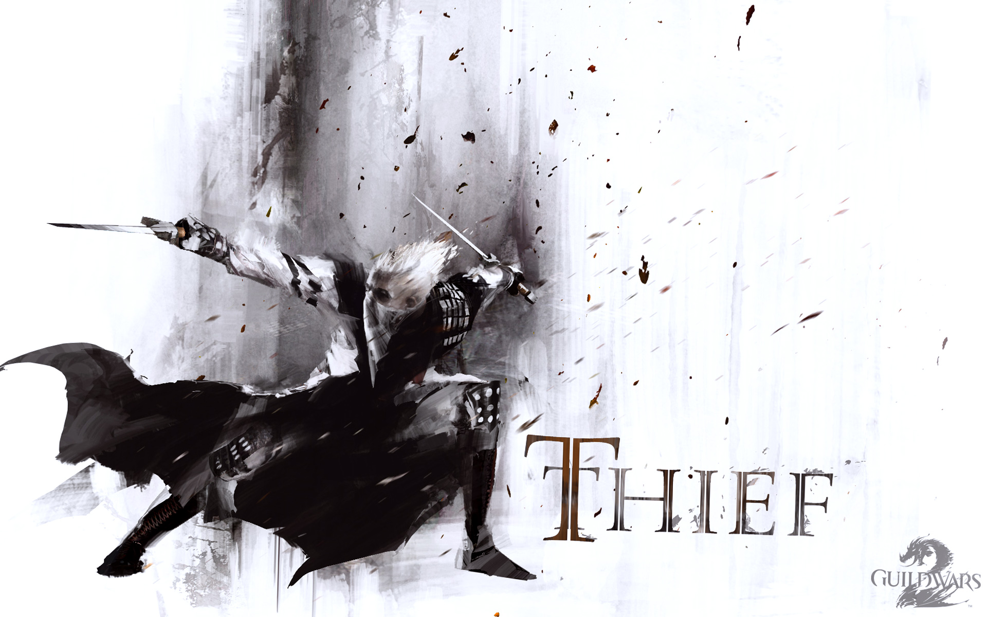 White Thief 2 Game Logo Wallpaper