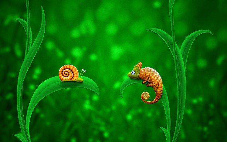 Animals On Grass HD Wallpaper Desktop Background