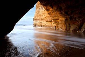 Beautiful Cave On Beach