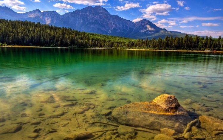 Beautiful Lake And Mountain HD Wallpaper Desktop Background