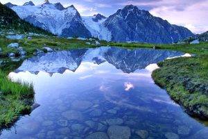 Beautiful Lake And Mountain Landscape