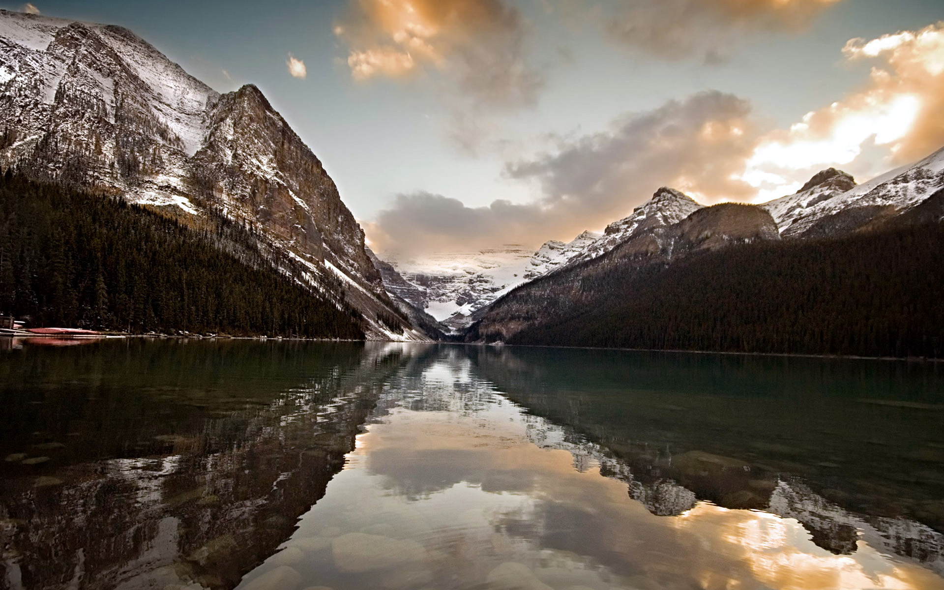 Beautiful Mountain Lake Landscape Desktop Wallpaper