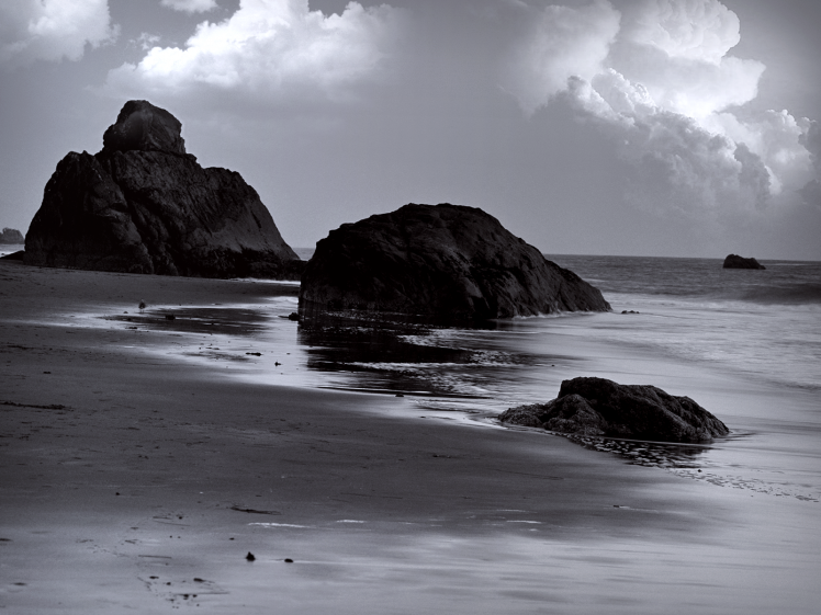 desktop backgrounds beach black and white