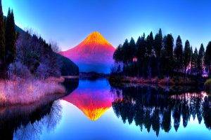 Colorful Mountain Lake