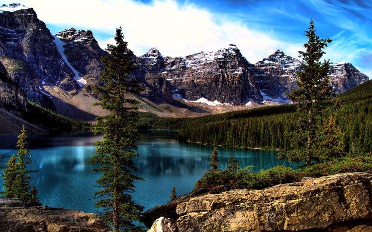 Lake And Mountain HD Wallpaper Desktop Background