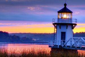 Sunrise Lighthouse Lake