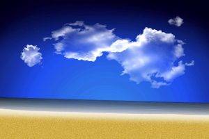 The cloud on Beach