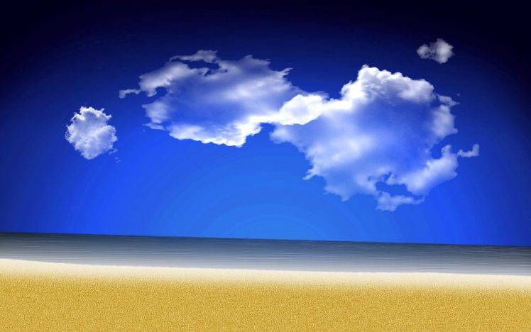The cloud on Beach HD Wallpaper Desktop Background