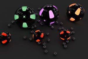 3D cgi Sphere Balls