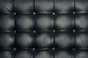 Black Leather Upholstery