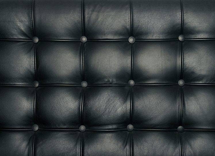 Black Leather Upholstery HD Wallpaper Desktop Background