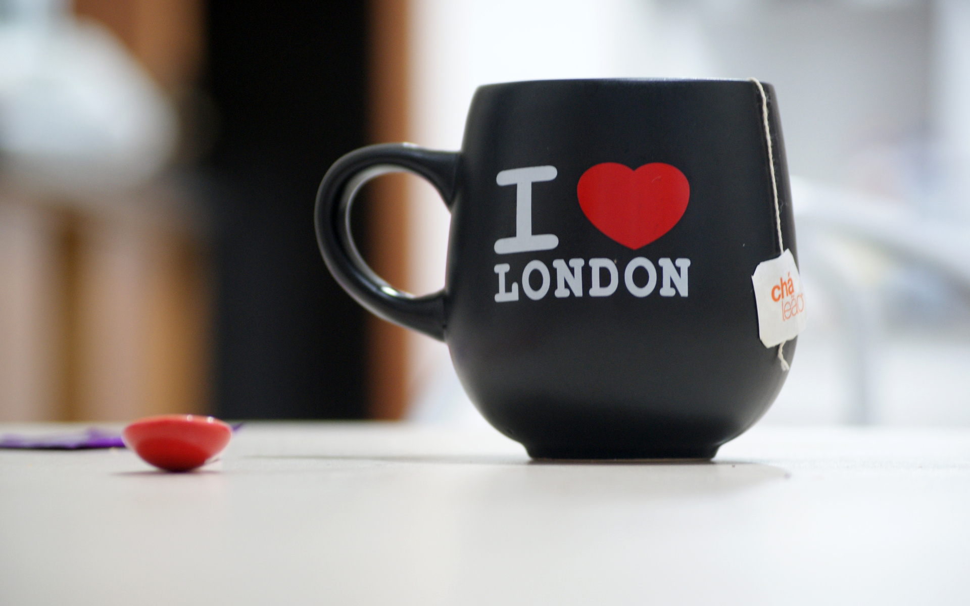 Coffee Tea I Love London Wallpaper