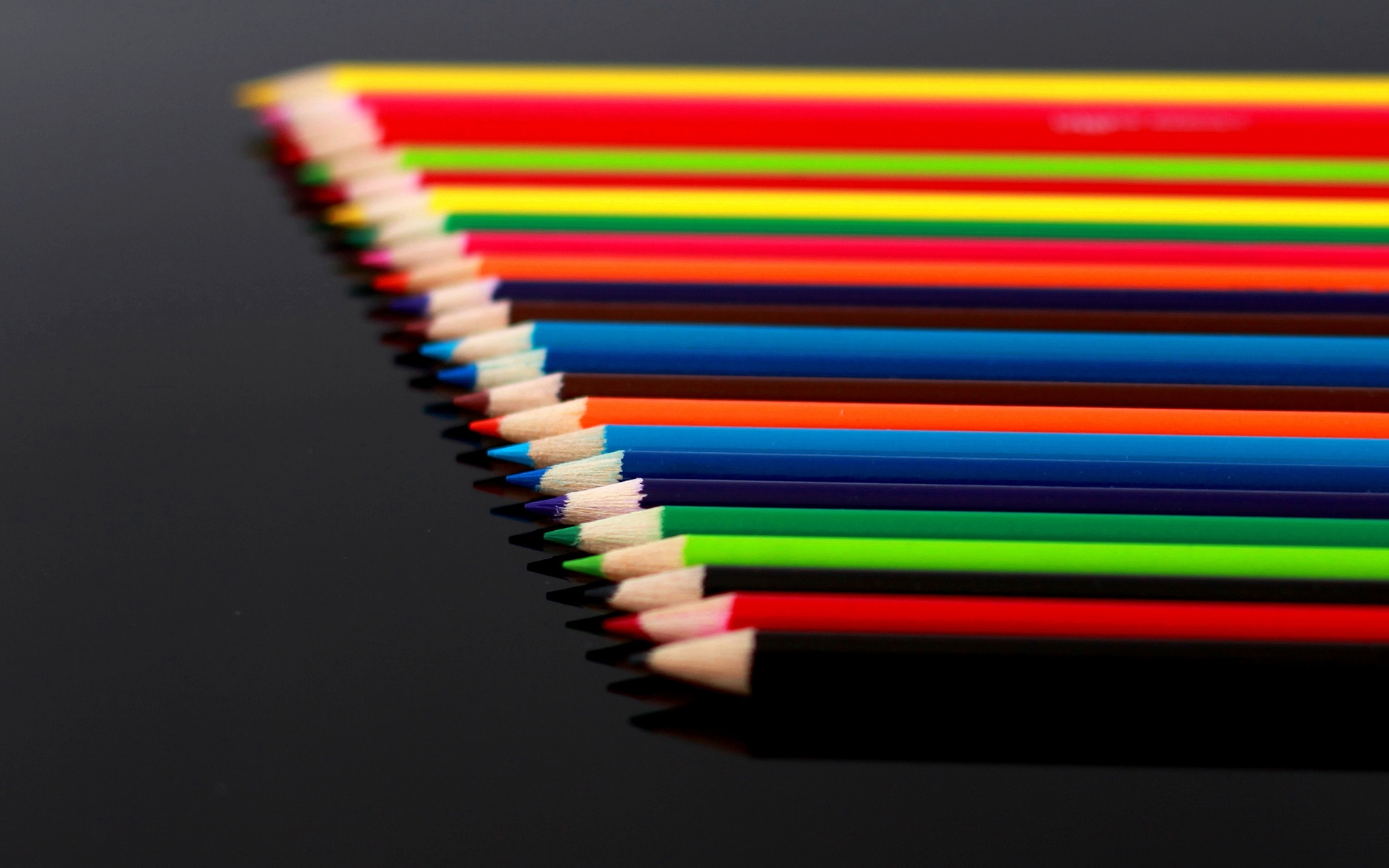 Colored Pencil Macro Wallpaper
