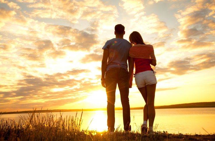 Couple Sunrise Sunset Love Wallpapers HD / Desktop and Mobile Backgrounds