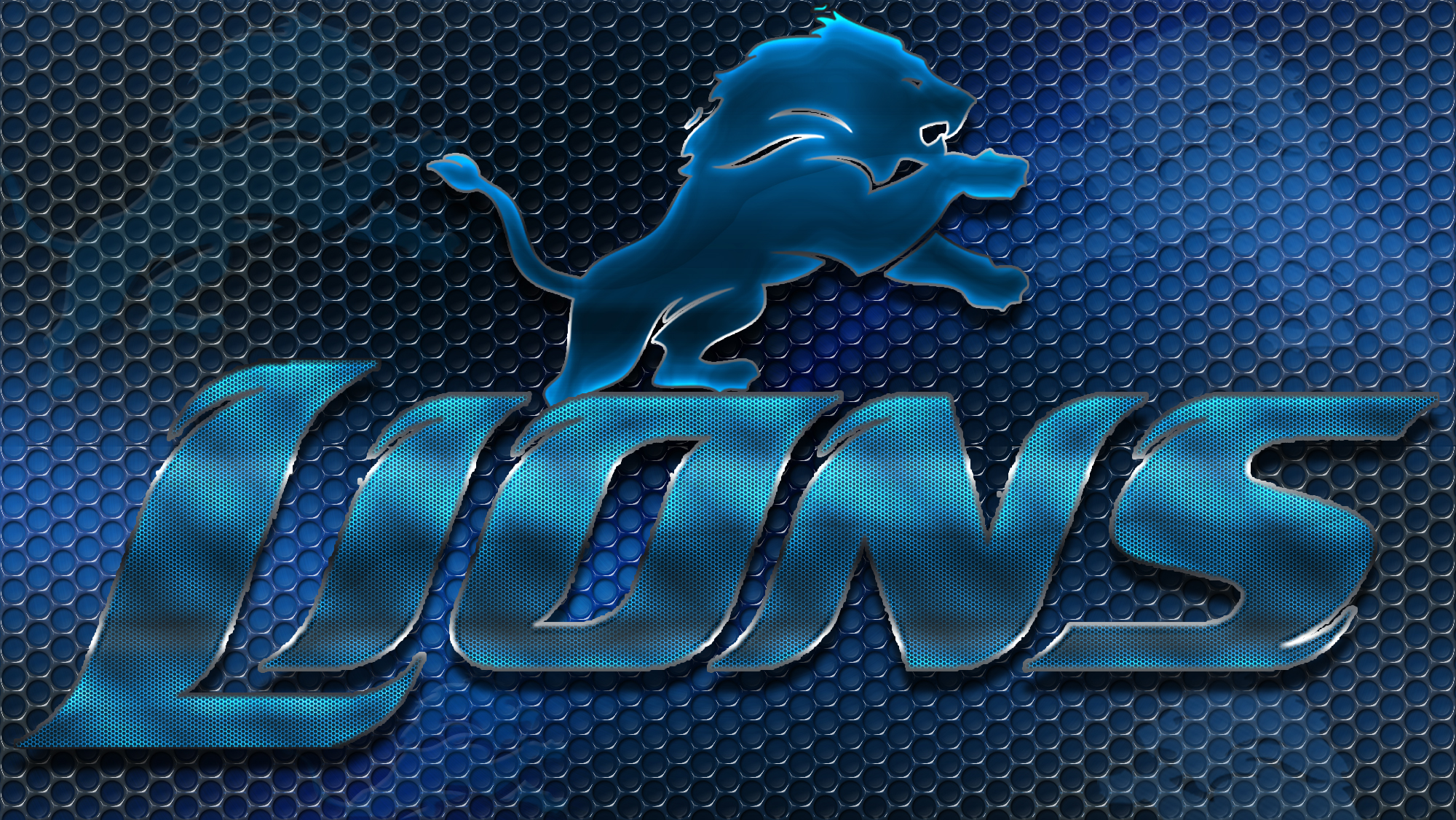 Detroit Lions Football Team Logo Wallpaper