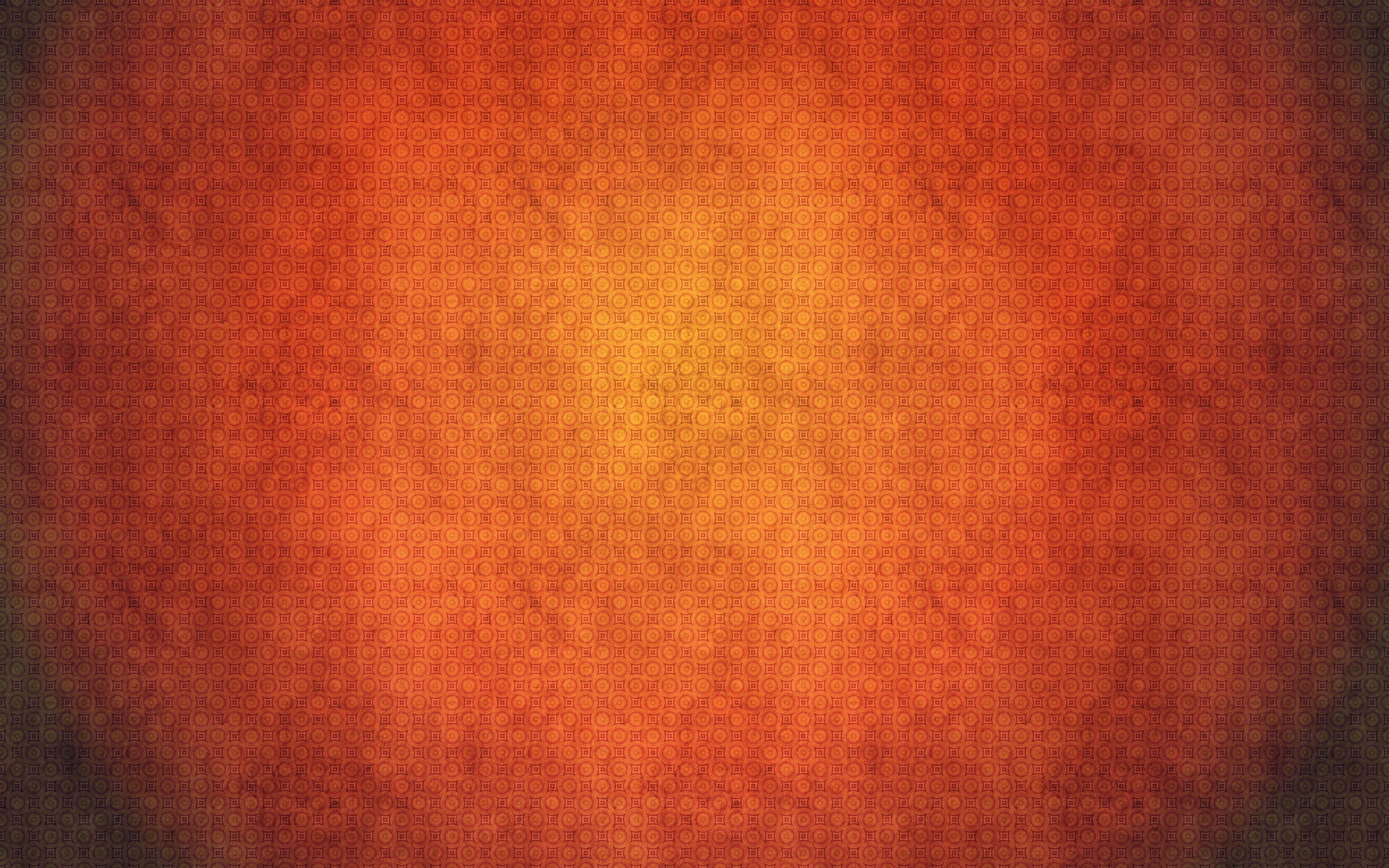 Digital Orange Patterns Wallpaper