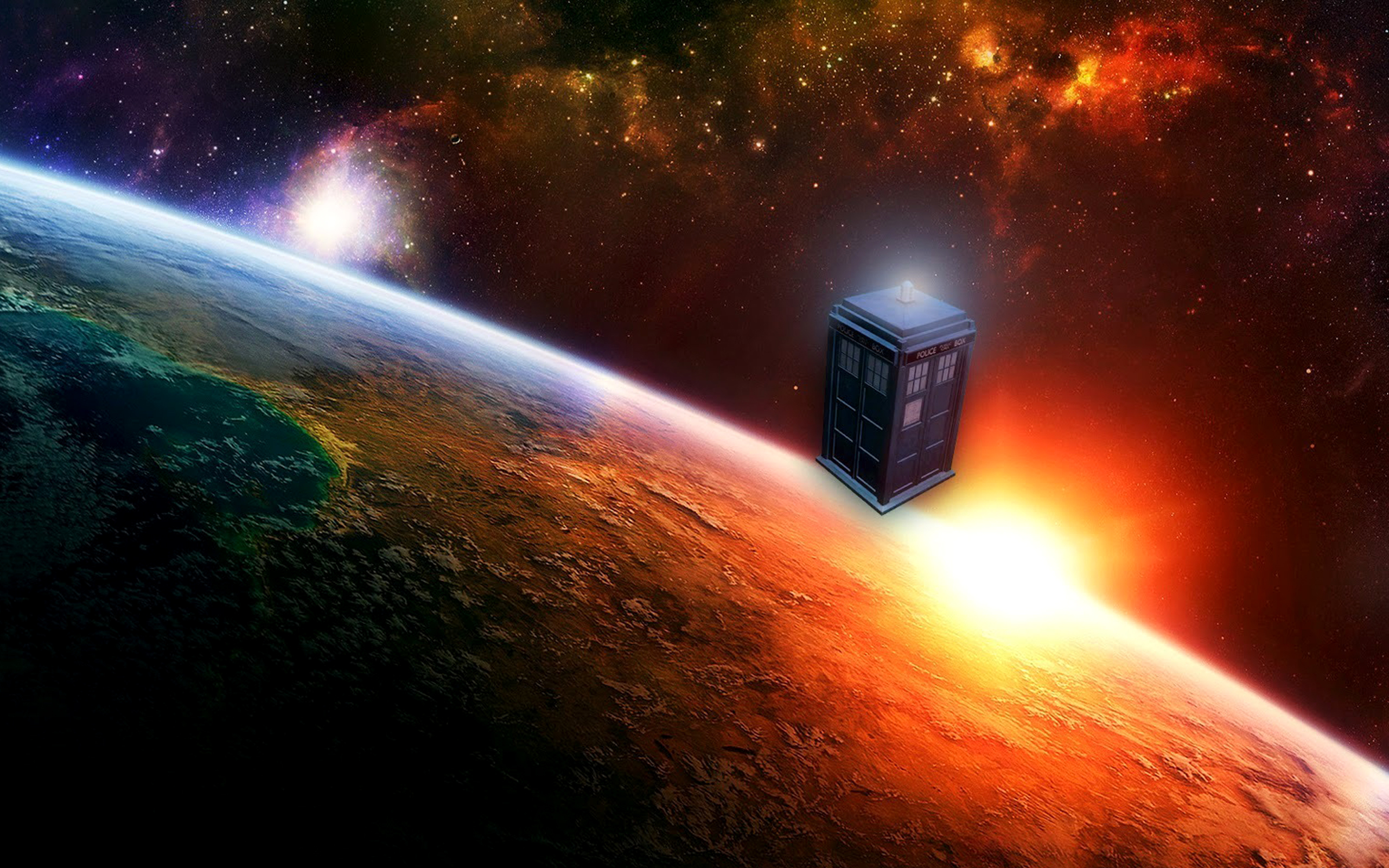 Doctor Who Space Art Wallpaper