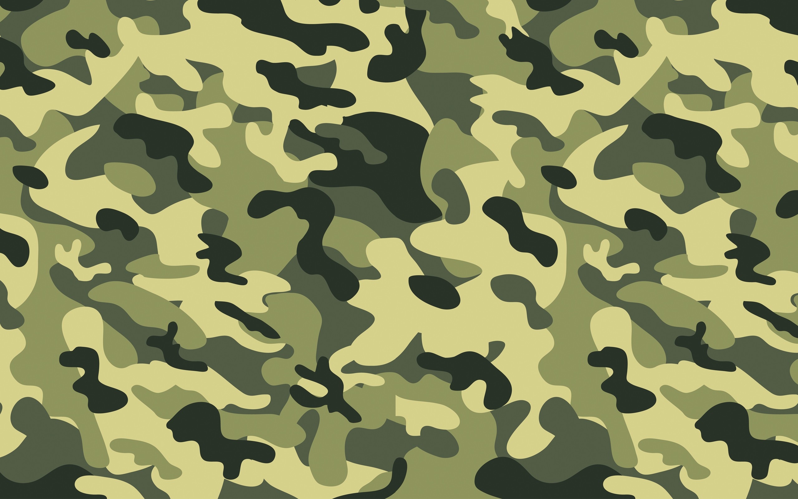 Green Military Camouflage Wallpaper