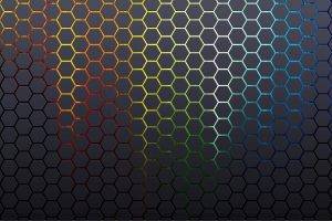 Hexagons Textures like Honeycomb