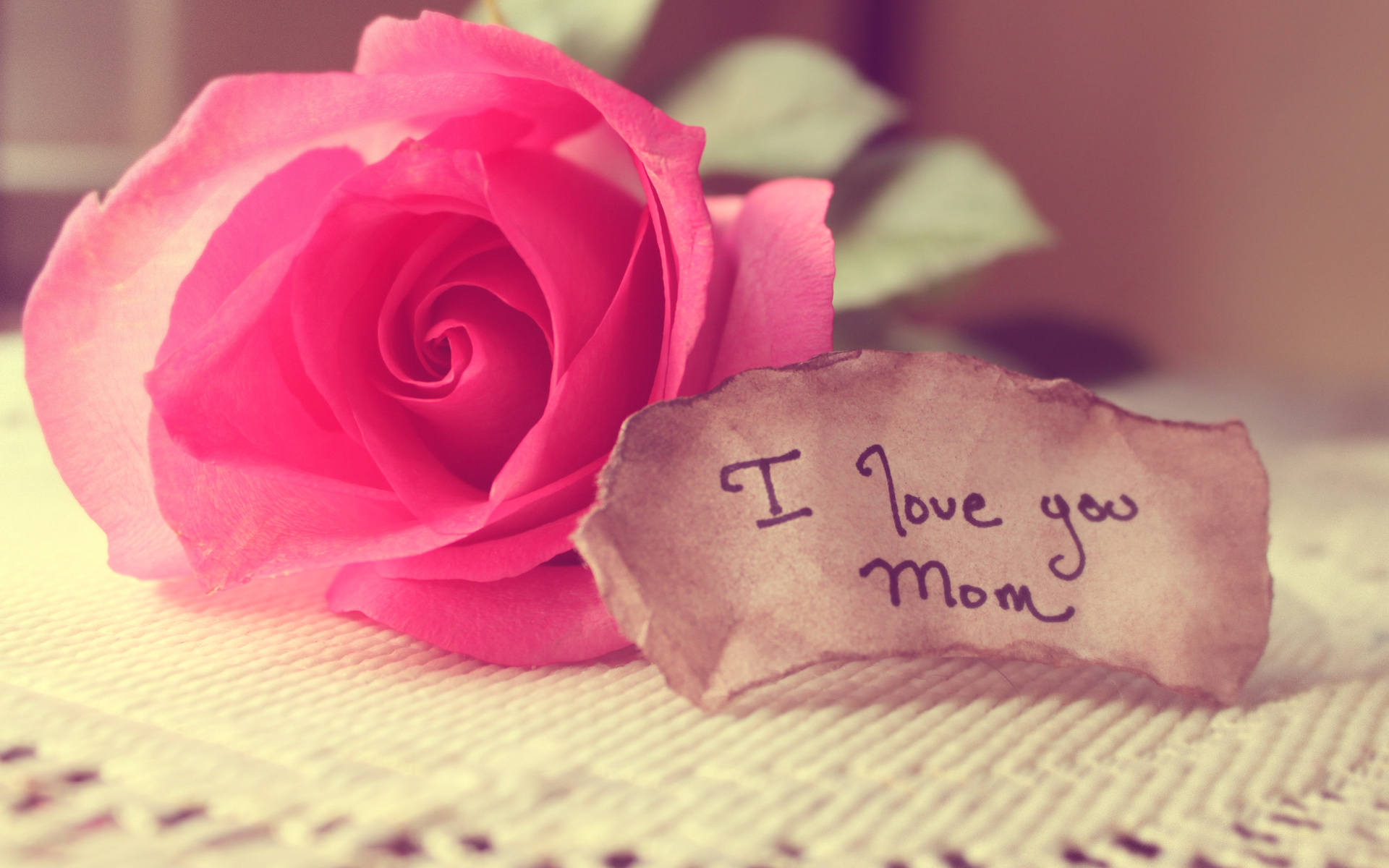 I Love You Mother Wallpaper