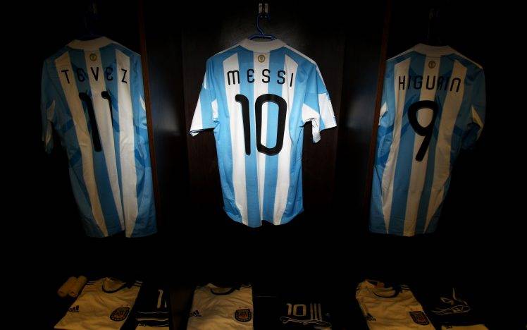 Lionel Messi Argentina Shirt HD Wallpaper Desktop Background