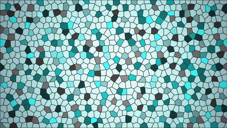 Ocean Mosaic Texture HD Wallpaper Desktop Background