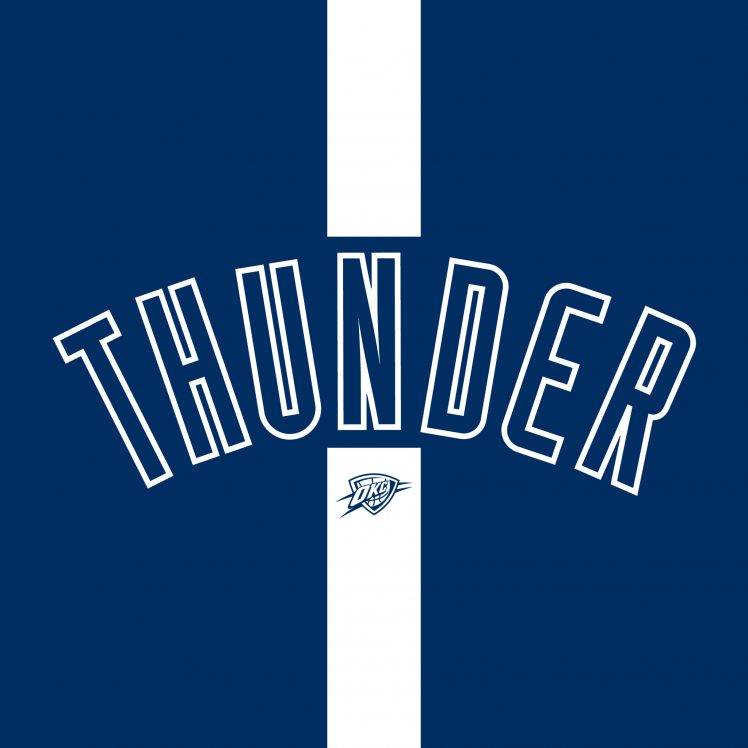 Oklahoma City Thunder Basketball Team Logo HD Wallpaper Desktop Background