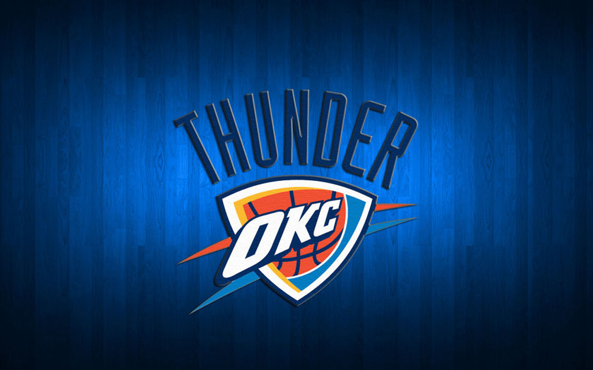 Oklahoma City Thunder Basketball Team Logo Wallpaper