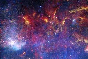 Outer Space Nebulae Clouds