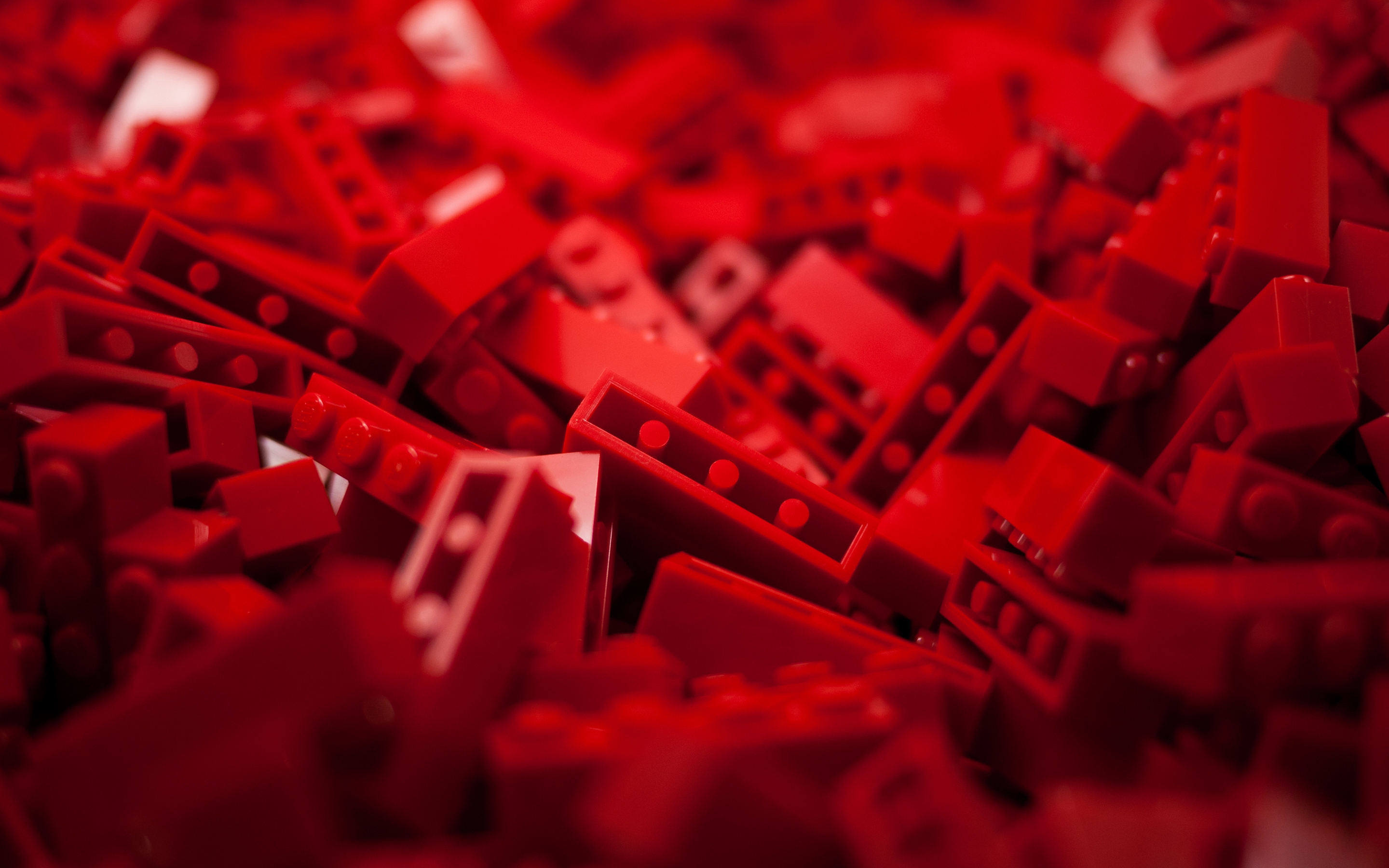 Red Legos Toys Macro Wallpaper