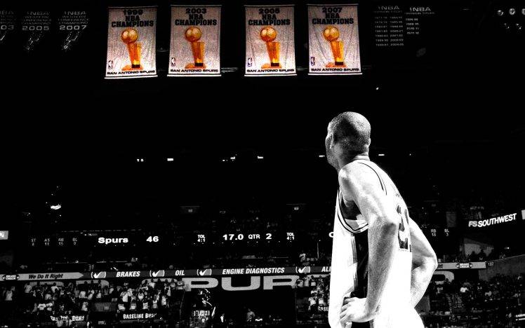 San Antonio Spurs Basketball Player HD Wallpaper Desktop Background