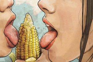 Sexy Lick a Corn
