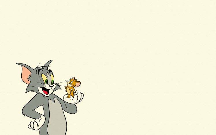 Tom And Jerry White Background HD Wallpaper Desktop Background