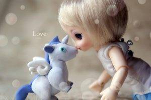 Unicorn Toy Kissing Baby Toy