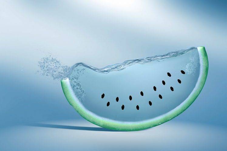 Water Watermelon HD Wallpaper Desktop Background