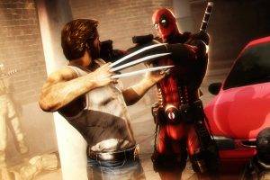Wolverine Stab Deadpool