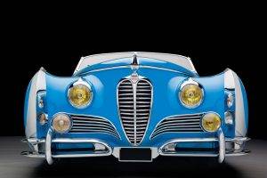 Blue Delahaye Car