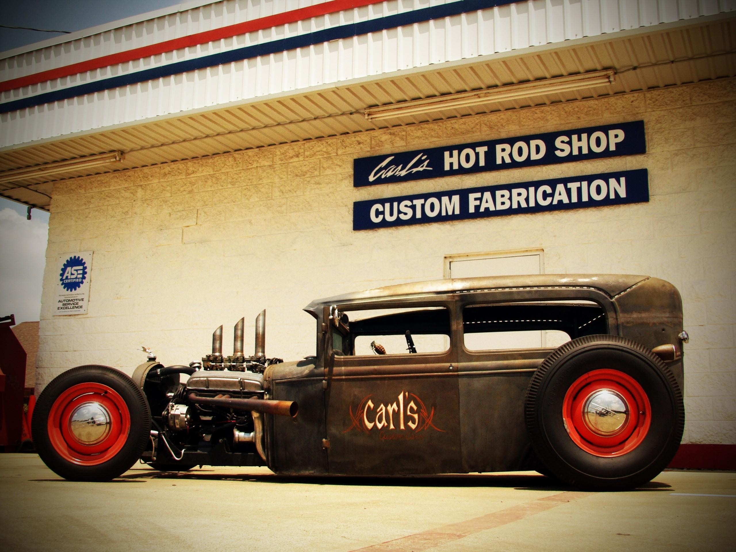 Classic Hot Rod Car Wallpaper